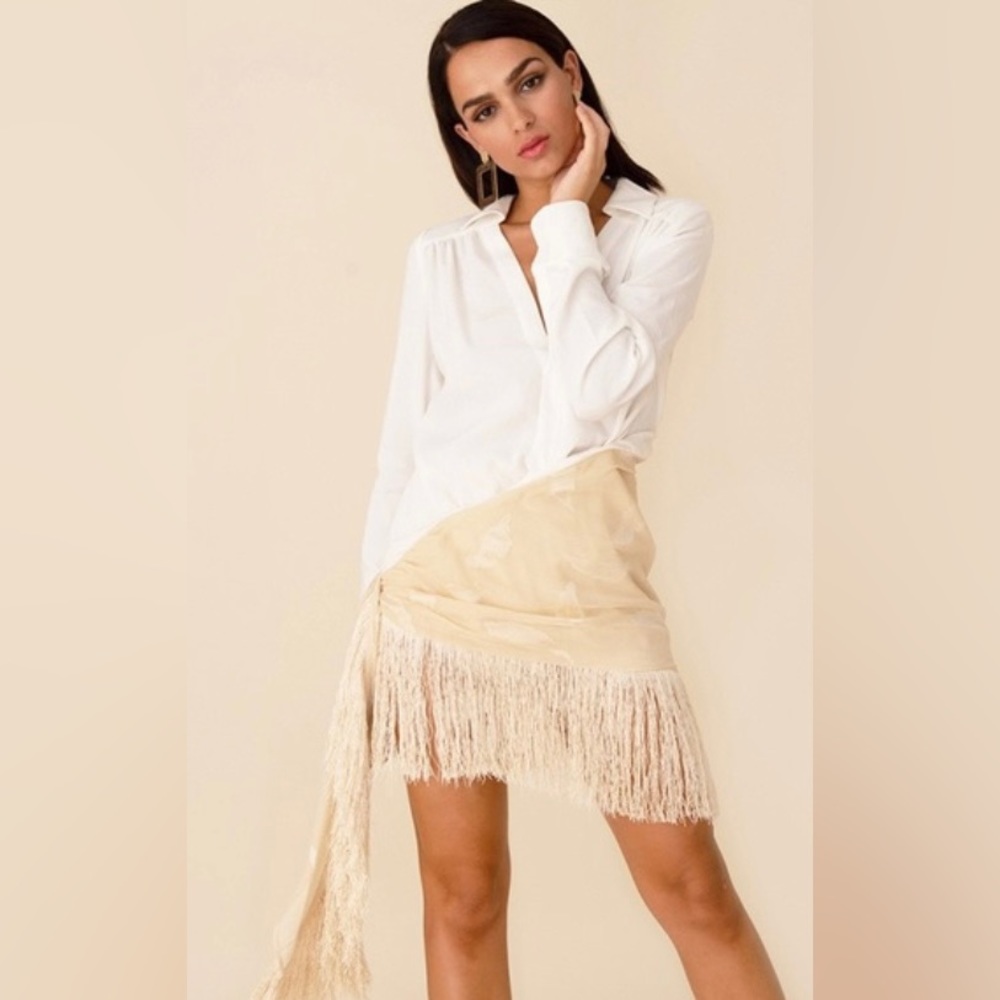 Choosy fringe elegant dress